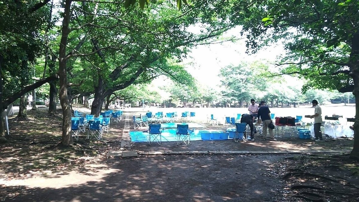 蕨市民公園 団体バーベキュー 手ぶらBBQ