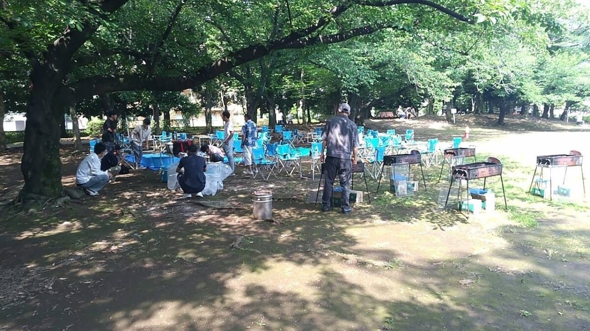 蕨市民公園 手ぶらバーベキュー