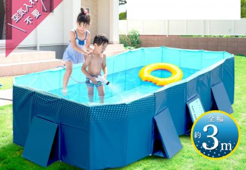 ▼倉庫へ当日返却▼折りたたみプール（空気入れ不要）/