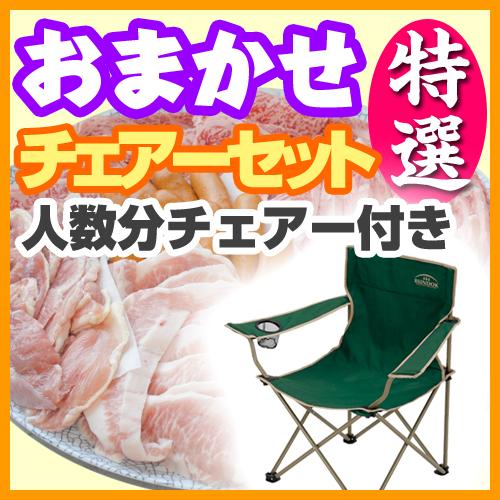 おまかせ特選BBQチェアコース 6名様~14名様(設置・火おこし・片づけ・ゴミの処理込みで、お一人様5980円)/